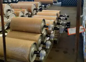 Japanese belt conveyor pulley manufactured by Nippon Conveyor